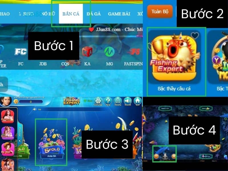 Các bước tham gia bắn cá bậc thầy câu cá tại JUN88 Các bước tham gia bắn cá bậc thầy câu cá tại JUN88
