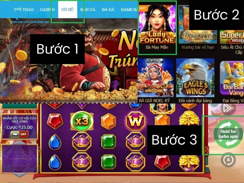 Hướng dẫn các bước tham gia nổ hũ Bà May Mắn Hướng dẫn các bước tham gia nổ hũ Bà May Mắn