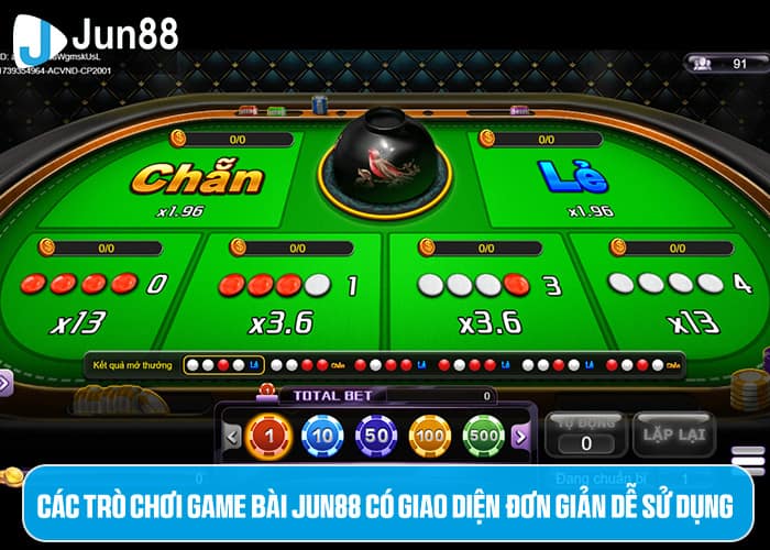 Ưu điểm của Game Bài Jun88 Ưu điểm của Game Bài Jun88